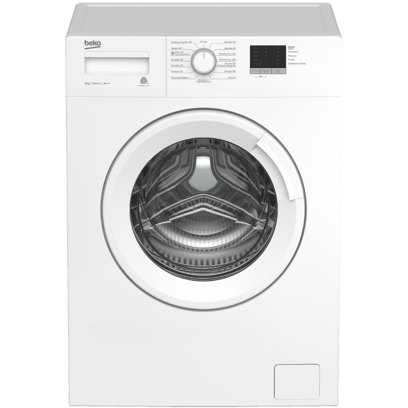 Beko front-loading washing machine 6 kg 1000 rpm WRE 6511 BWW