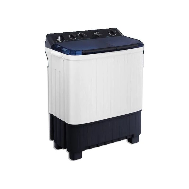 Haier HTW60-P1217 Twin Tub Washing Machine, 6.0/4.5 kg