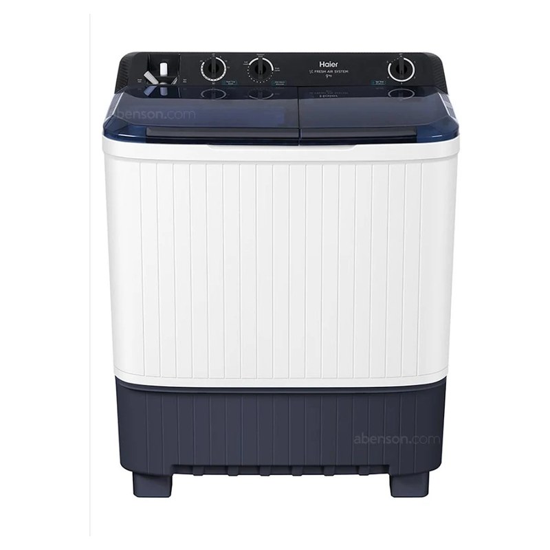 Haier HTW90-1217BS Twin Tub Washing Machine, 9 kg