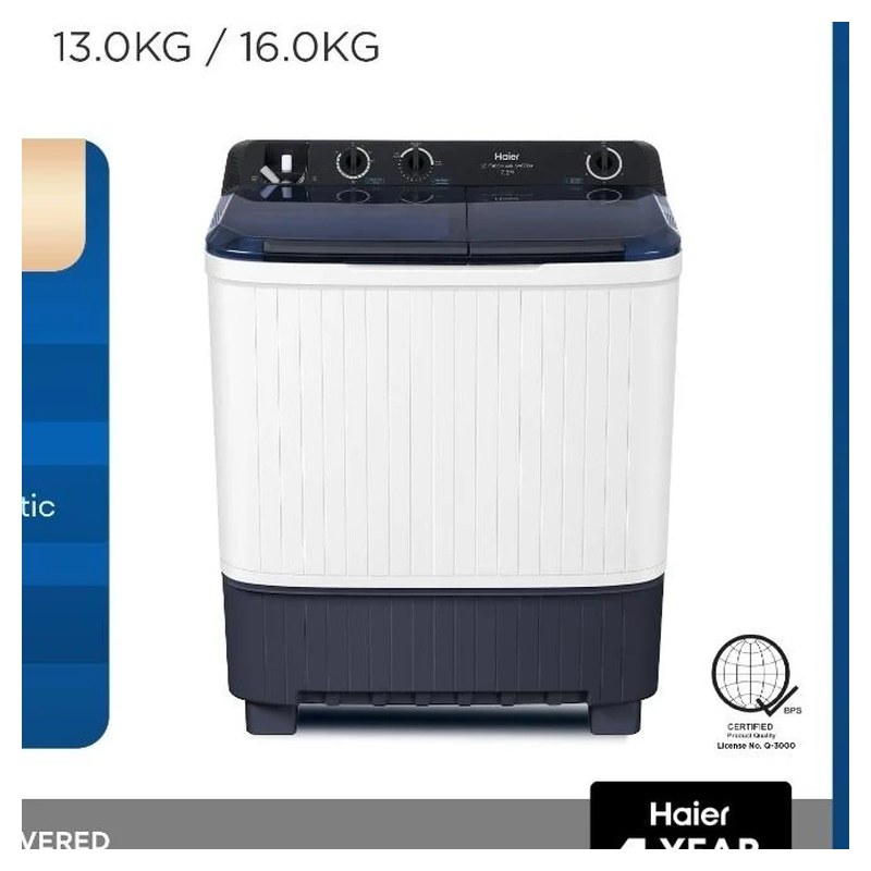 Haier P1217 Twin Tub Washing Machine with Dryer