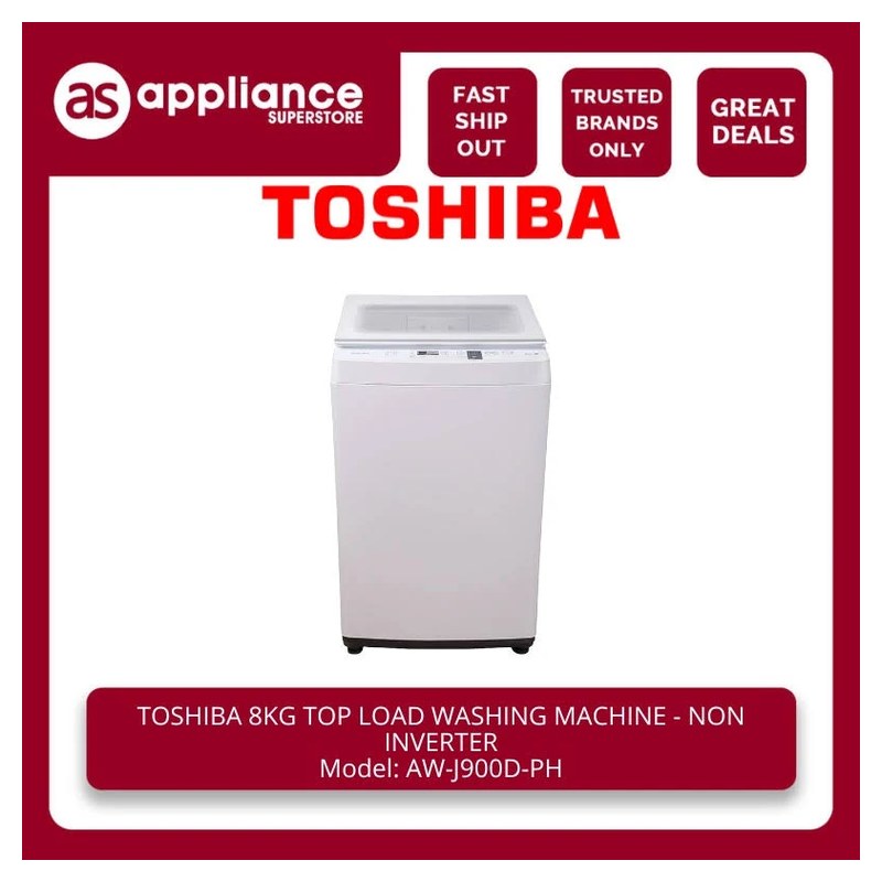 Toshiba AWJ900DS Top Load Washing Machine, 8 kg