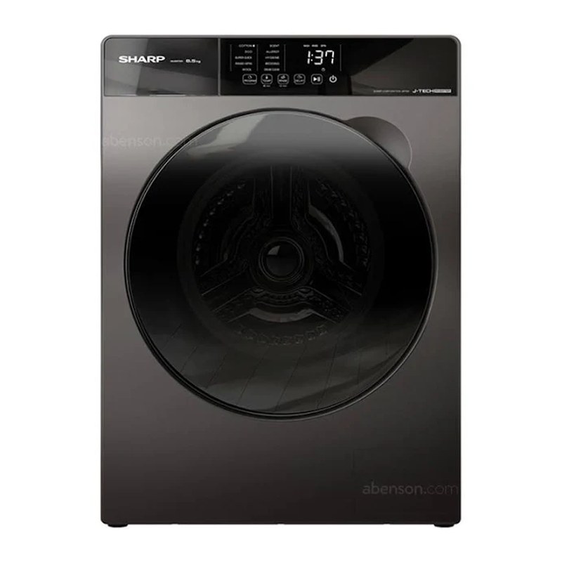 Sharp ES-FLW85BV-GY Front-Load Washing Machine, 8.5 kg