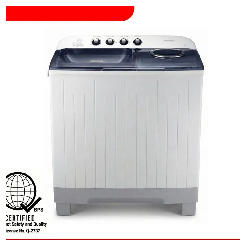 Samsung WT95H3230MB/TC Twin Tub Washing Machine, 9.5 kg