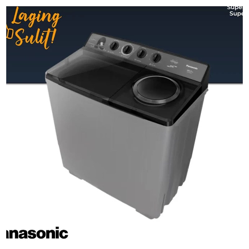 Panasonic NA-W15XG2BPH Twin-Tub Washing Machine, 15 kg