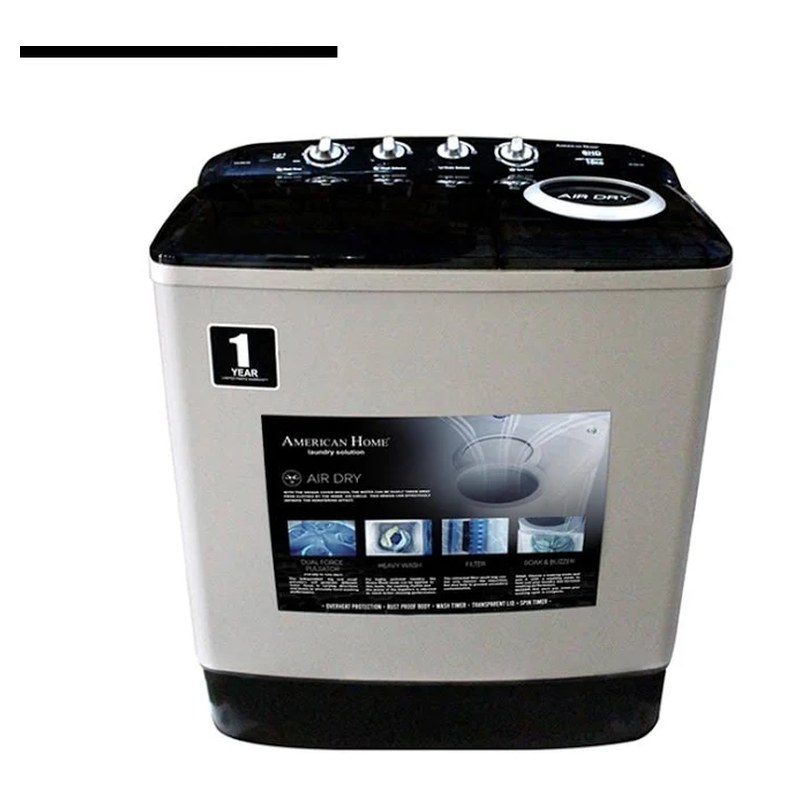 American Home AWTM1022AD 10 kg Twin Tub Washing Machine