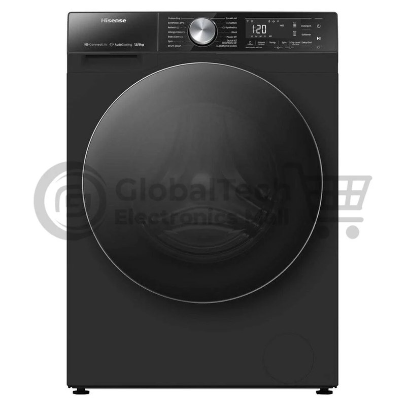 Hisense WD5S1245BB, 12 kg Washer Dryer Combo Front-Load