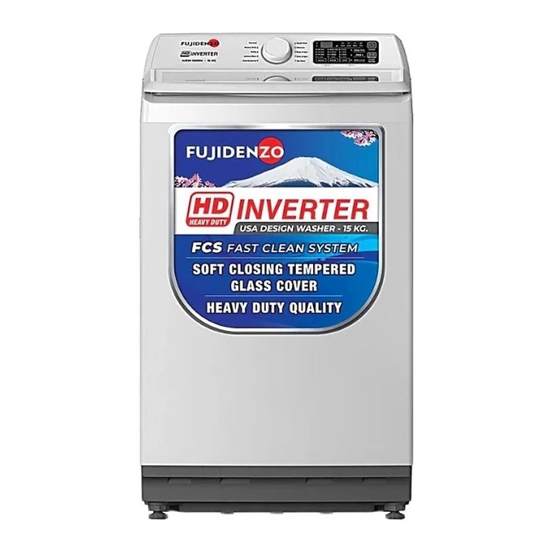 Fujidenzo IUSW-1500M 15 kg HD Inverter Top-Load Washing Machine